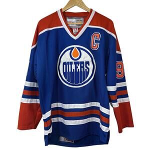 Wayne Gretzky Edmonton Oilers CCM Vintage Hockey Jersey Size 50 (Large) Adult